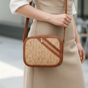 Eco-Friendly Grass Shoulder Bag