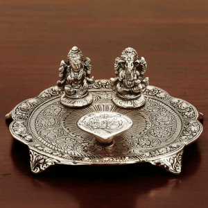 Ethnic Rajasthani Style Pooja Thali