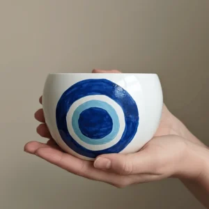 Hand-Painted Decorative Vase & Planter