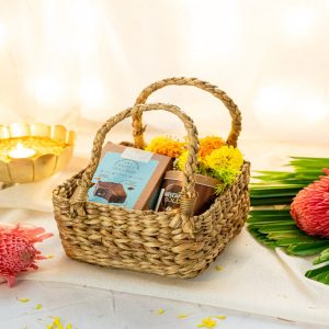 Handwoven Grass Basket