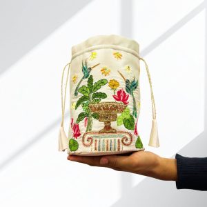 Ivory Garden Banarasi Potli Bag