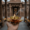 lotus-shape-metal-diya-traditional-charm-6606187.png