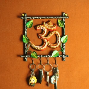Om Key Holder – Metal Art from Jodhpur, Rajasthan