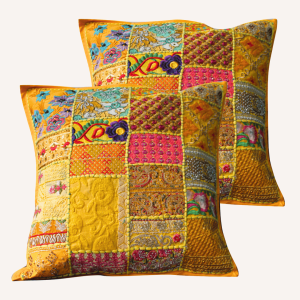 Patchwork Art Cushion Covers - Pack of 6
